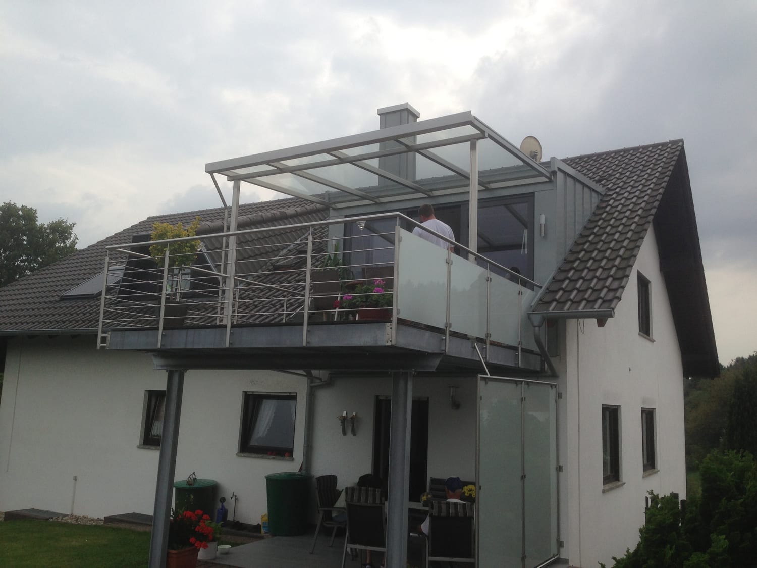 Balkon mit Glasgeländer – Referenz 4 – AN Metallbau GmbH