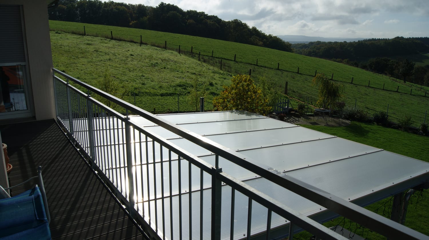 Balkon mit Glasgeländer – Referenz 8 – AN Metallbau GmbH