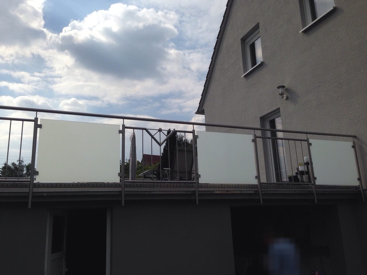 Geländer aus eigener Fertigung