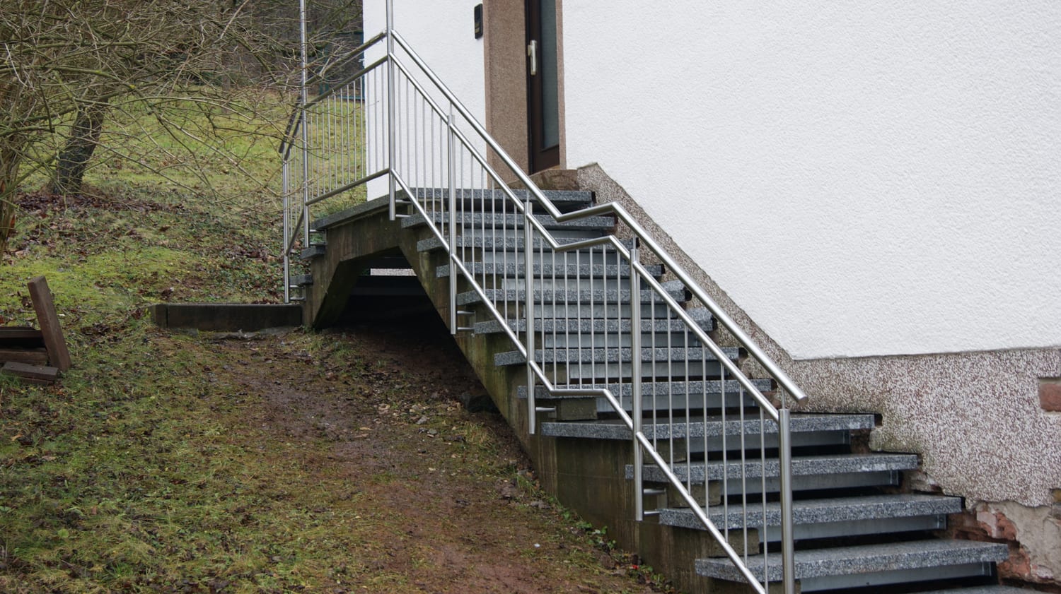 Treppengeländer aus Edelstahl & Glas – Referenz 129 – AN Metallbau GmbH
