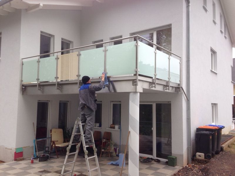 Glasgeländer aus Edelstahl und Glas – Referenz 19 – AN Metallbau GmbH
