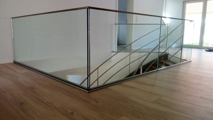 Glasgeländer aus Edelstahl und Glas – Referenz 24 – AN Metallbau GmbH