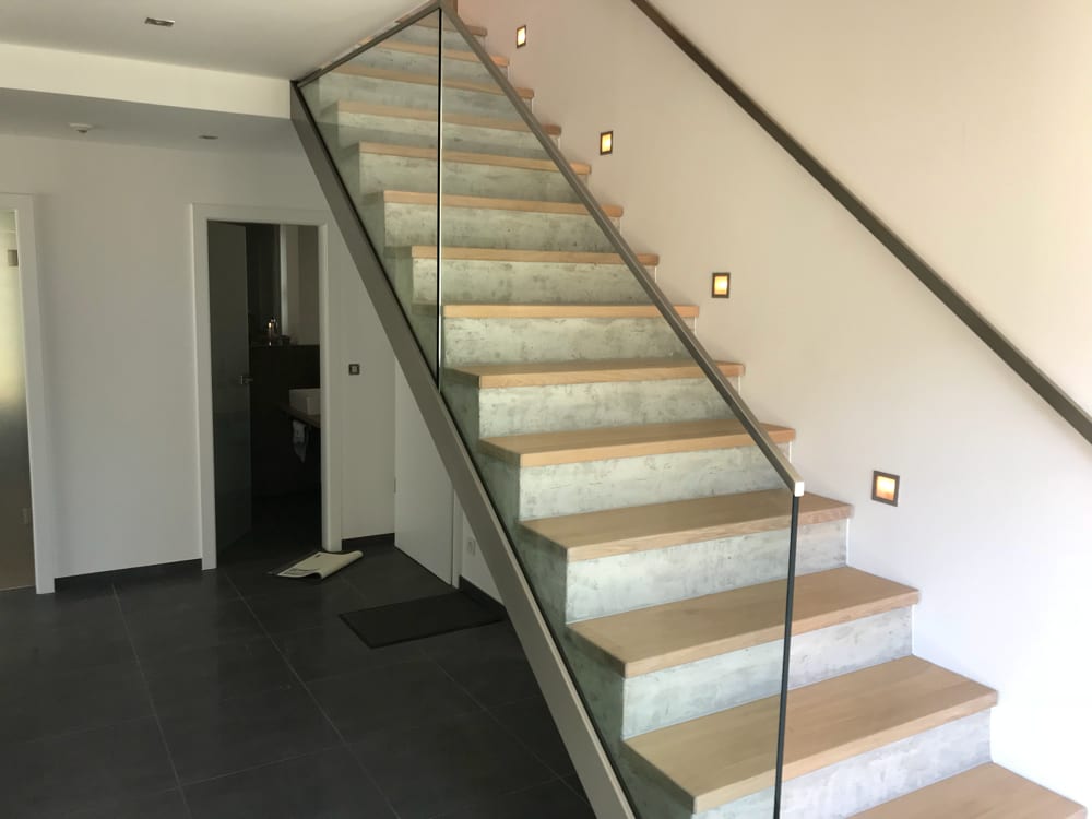 Treppengeländer aus Edelstahl & Glas – Referenz 136 – AN Metallbau GmbH
