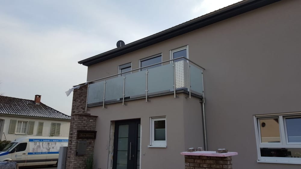 Treppengeländer aus Edelstahl & Glas – Referenz 138 – AN Metallbau GmbH