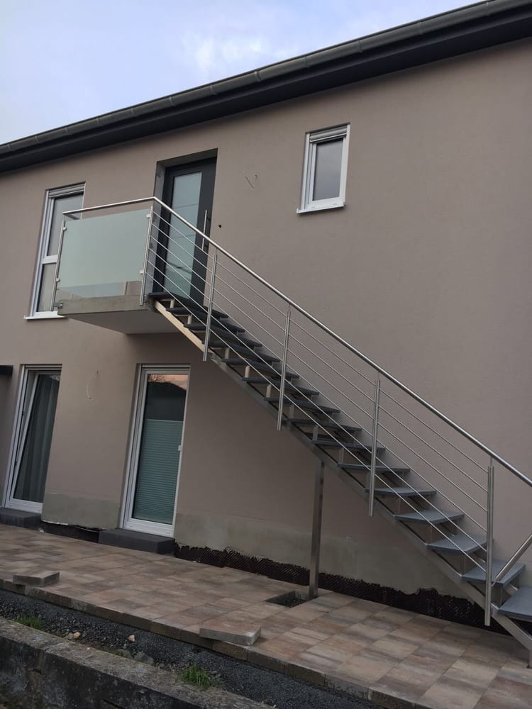 Treppengeländer aus Edelstahl & Glas – Referenz 139 – AN Metallbau GmbH