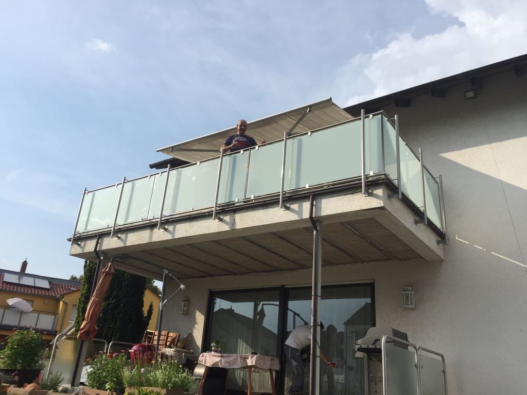 Glasgeländer aus Edelstahl und Glas – Referenz 47 – AN Metallbau GmbH