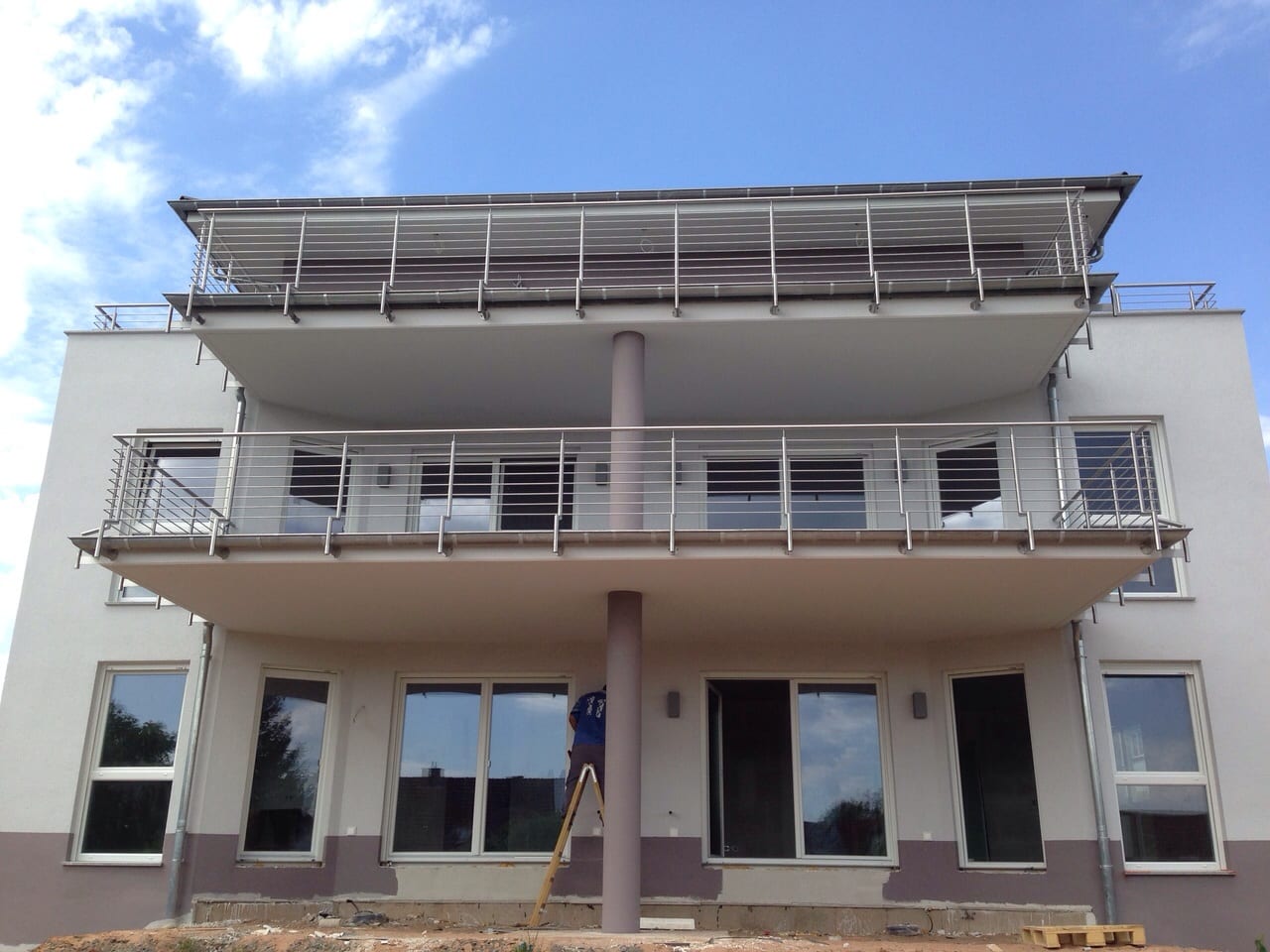 Balkon mit Metallgeländer – Referenz 188 – AN Metallbau GmbH
