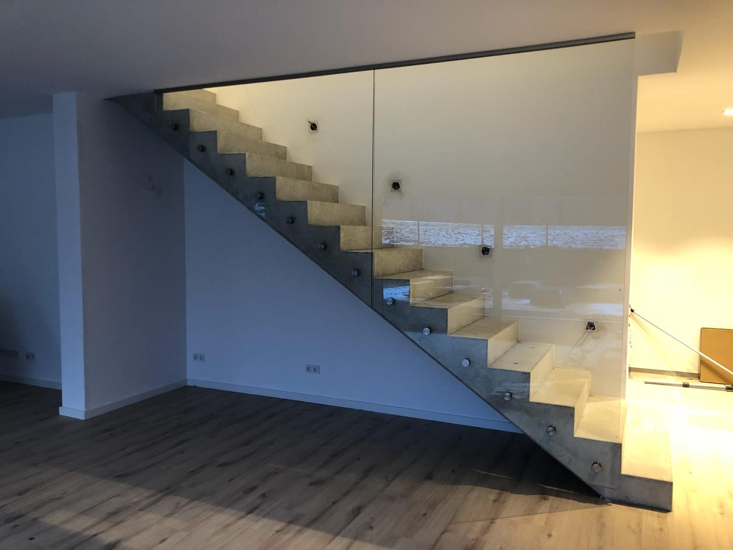 Treppengeländer aus Edelstahl & Glas – Referenz 162 – AN Metallbau GmbH