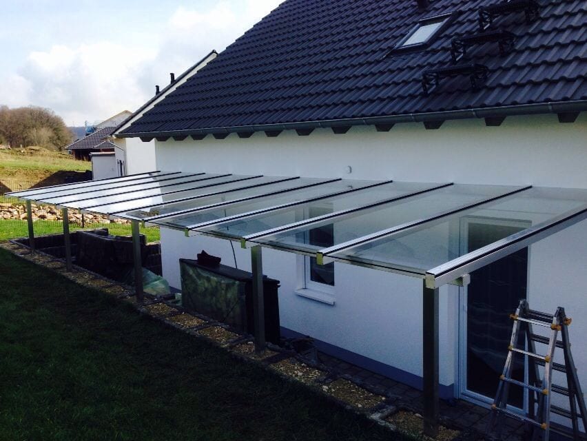 Überdachung aus Stahl & Glas – Referenz 9 – AN Metallbau GmbH