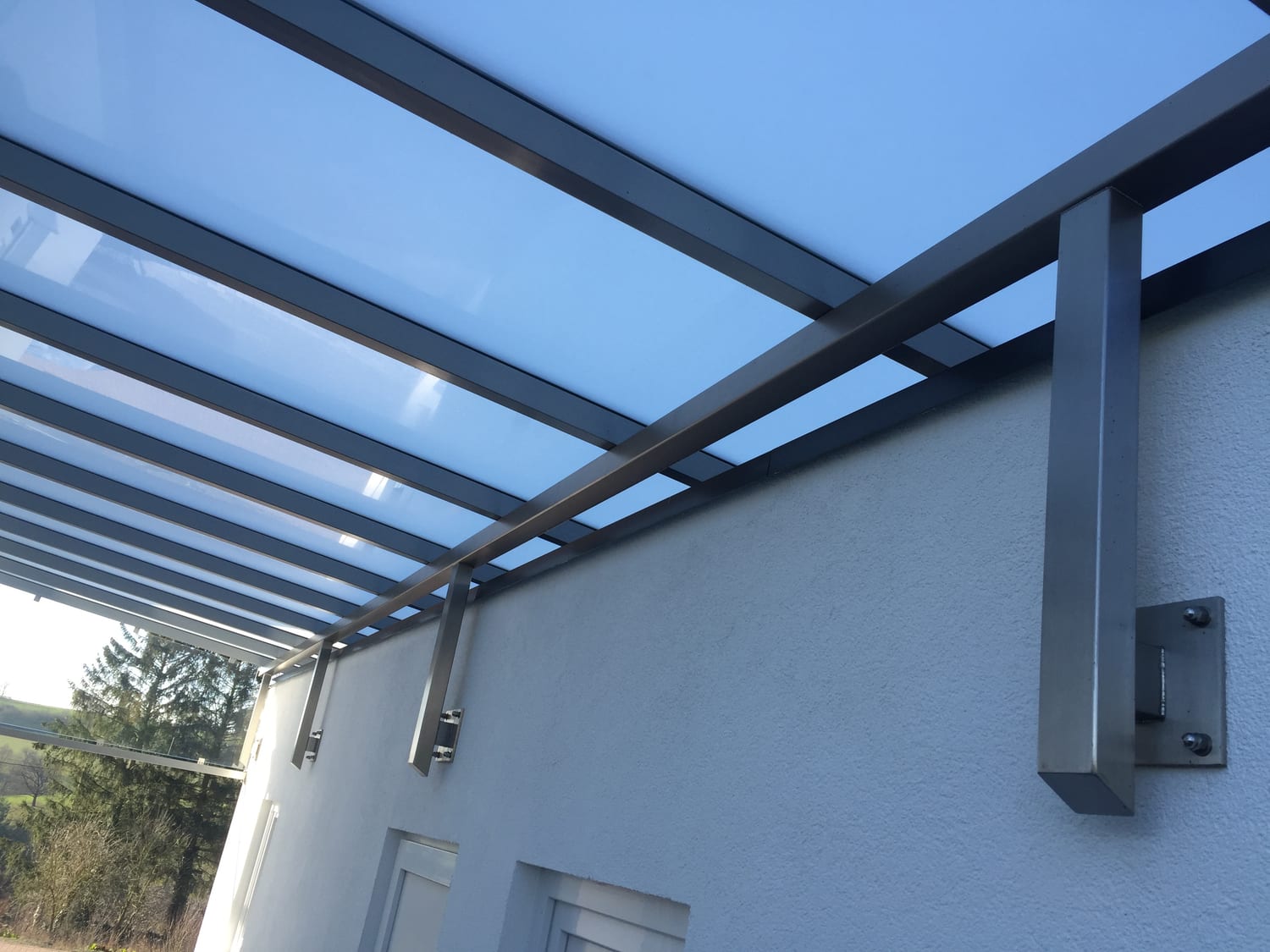 Überdachung aus Stahl & Glas – Referenz 16 – AN Metallbau GmbH